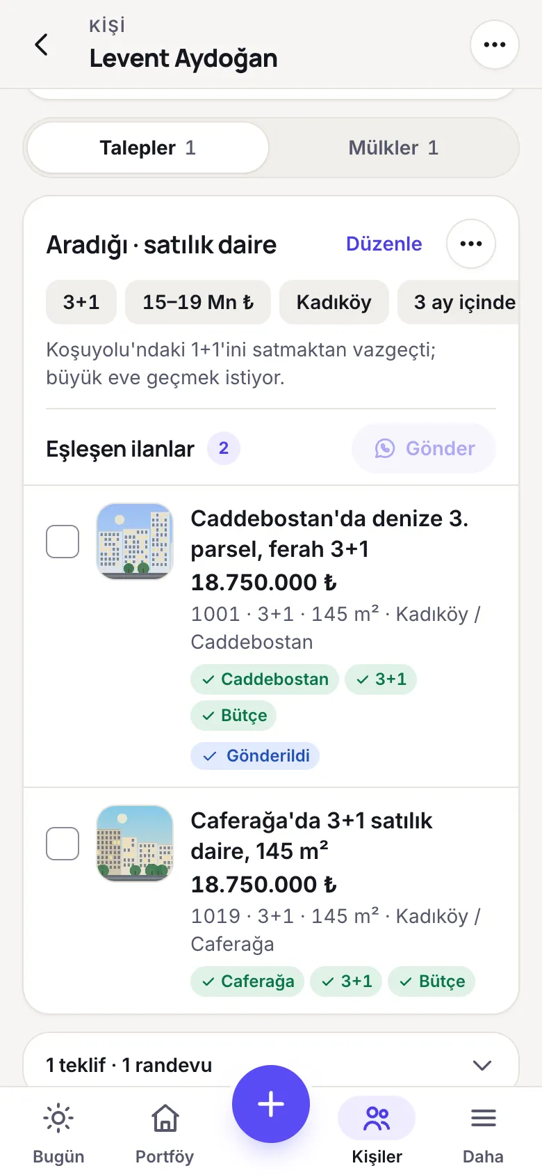 Talep ve eşleşme: uyan ilanlar ve neden uydu çipleri